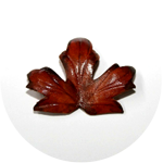 Rich Warm Brown Maple Leaf