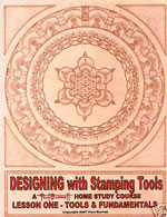 Designing on leather with Stamping Tools Lesson One.