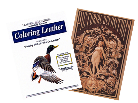 Coloring Leather and Pictorial Definition Lessons Bundle